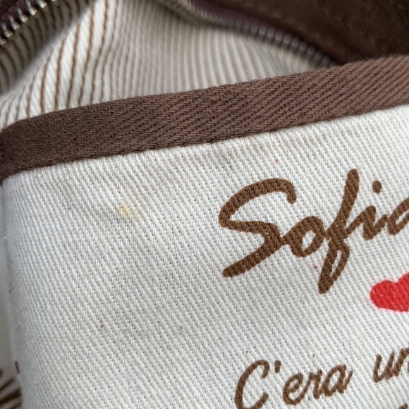 RARE Sofia C Red Suede Bucket Bag - Picture 16 of 16